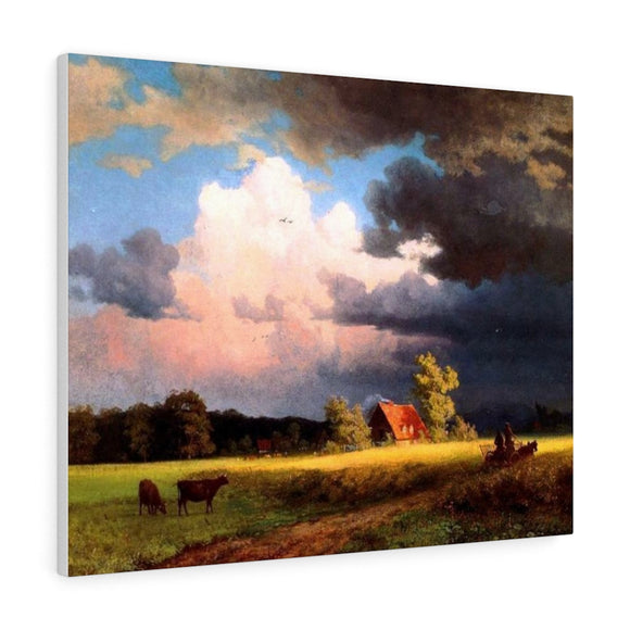 Bavarian Landscape - Albert Bierstadt Canvas