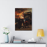 Saint Michael And The Dragon - Raphael Canvas