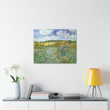 The Plain at Auvers - Vincent van Gogh Canvas Wall Art