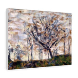 Trees, winter - Georges Seurat Canvas