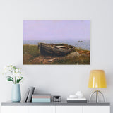 Abandoned boat - Frederic Edwin Church Canvas