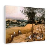 The Harvesters (July–August) - Pieter Bruegel the Elder Canvas