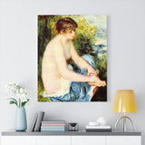 Small Nude in Blue - Pierre-Auguste Renoir Canvas