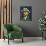Self Portrait with Felt Hat - Vincent van Gogh Canvas