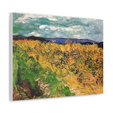 Wheat Field with Cornflowers - Vincent van Gogh Canvas Wall Art