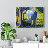 The Gardener - Georges Seurat Canvas