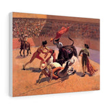 Bull Fight in Mexico - Frederic Remington Canvas