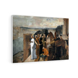 Semiramis Building Babylon - Edgar Degas Canvas