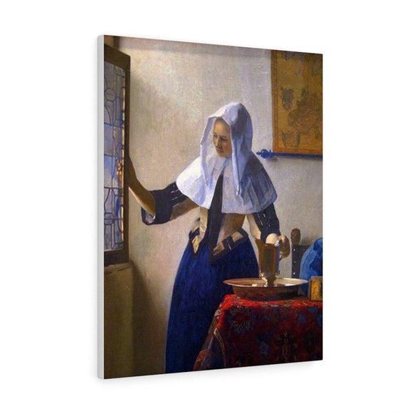 Young Woman with a Water Pitcher - Johannes Vermeer