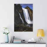Waterfall - Albert Bierstadt Canvas