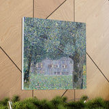 Farmhouse in Upper Austria - Gustav Klimt Canvas Wall Art