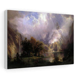 Rocky Mountain Landscape - Albert Bierstadt Canvas