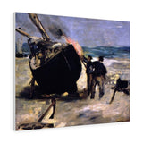 Tarring the Boat - Edouard Manet