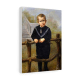 Portrait of a little boy - Piet Mondrian Canvas