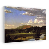 West Rock, New Haven - Frederic Edwin Church Canvas