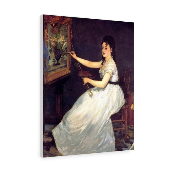 Portrait of Eva Gonzales - Edouard Manet