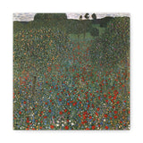 Poppy Field - Gustav Klimt Canvas Wall Art
