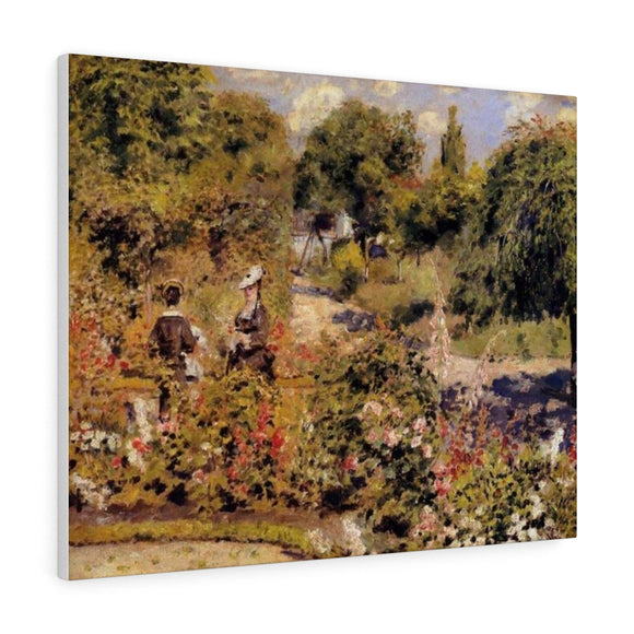 The Garden at Fontenay - Pierre-Auguste Renoir Canvas