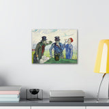 The Drinkers (after Daumier) - Vincent van Gogh Canvas Wall Art
