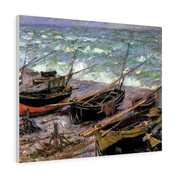 Fishing Boats - Claude Monet Canvas
