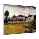 White Houses, Ville d'Avray - Georges Seurat Canvas