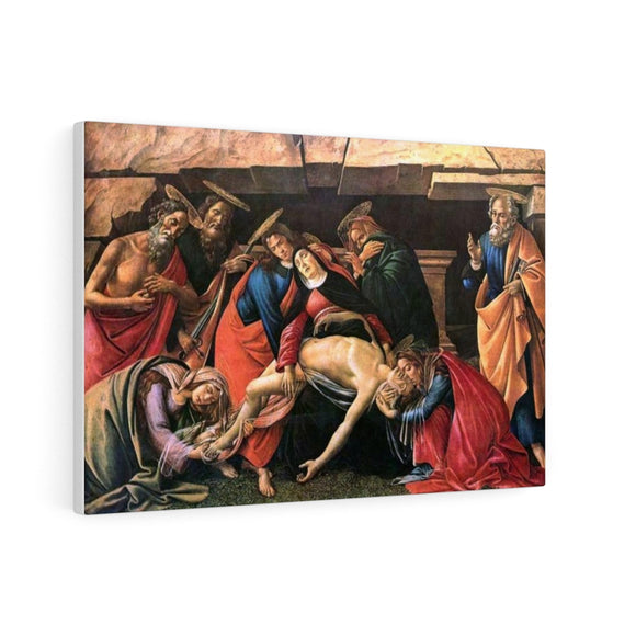 Lamentation over the Dead Christ with the saints Girolamo, Pietro and Paolo - Sandro Botticelli Canvas