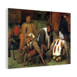 The Beggars - Pieter Bruegel the Elder Canvas