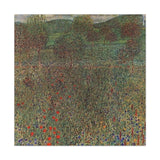 Blooming field - Gustav Klimt Canvas Wall Art