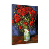 Vase with Red Poppies - Vincent van Gogh Canvas
