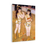 Acrobats at the Cirque Fernando (Francisca and Angelina Wartenberg) - Pierre-Auguste Renoir Canvas