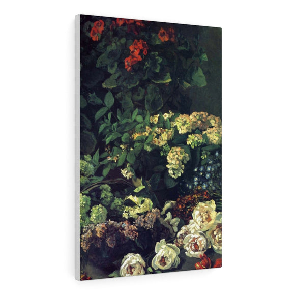 Spring Flowers - Claude Monet Canvas Wall Art