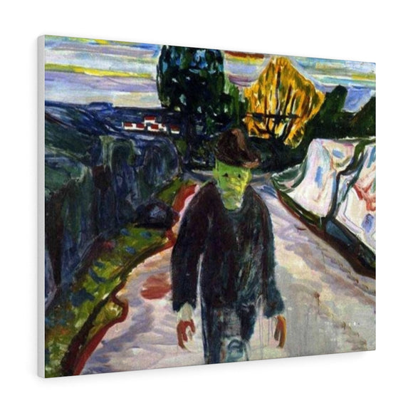 The Murderer - Edvard Munch Canvas