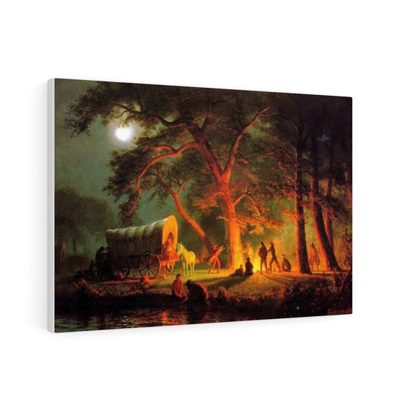 Oregon Trail - Albert Bierstadt Canvas