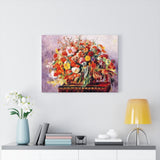 Basket Of Flowers - Pierre-Auguste Renoir Canvas
