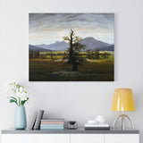 Solitary Tree - Caspar David Friedrich Canvas