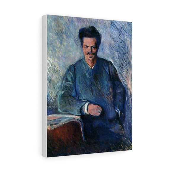 August Stindberg - Edvard Munch Canvas