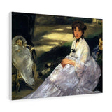 In the Garden - Edouard Manet