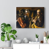 Denial of Saint Peter - Caravaggio Canvas