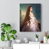 Empress Elisabeth of Austria - Franz Xaver Winterhalter Canvas