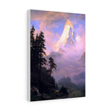 Sunrise on the Matterhorn - Albert Bierstadt Canvas