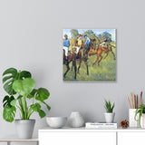 Race Horses - Edgar Degas Canvas