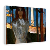 The Voice / Summer night - Edvard Munch Canvas
