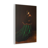 Camille (also known as The Woman in a Green Dress) - Claude Monet Canvas Wall Art