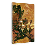 The Road to the Farm of Saint-Simeon - Claude Monet Canvas Wall Art