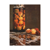 Jar Of Peaches - Claude Monet Canvas Wall Art