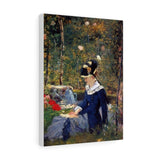 Young woman in the garden - Edouard Manet Canvas