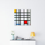 Composition with Yellow, Blue and Red - Piet Mondrian Canvas