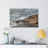 The Headland of the Heve at Low Tide - Claude Monet Canvas Wall Art