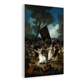 The Burial of the Sardine (Corpus Christi Festival on Ash Wednesday) - Francisco Goya Canvas
