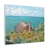The Cabin at Saint-Adresse - Claude Monet Canvas Wall Art